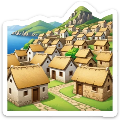 Villege Asthatic sticker