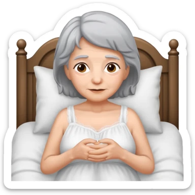 The Grandmother in the fairy tale Little Red Riding Hood sticker