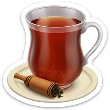 Turkish tea sticker