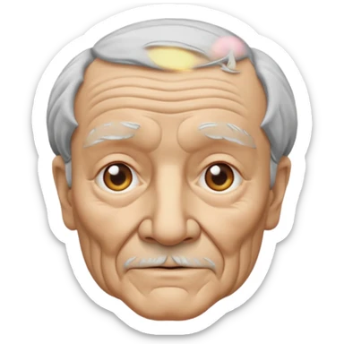 Wise Man B&W sticker