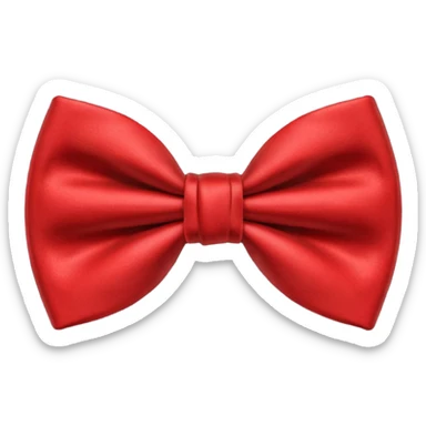 Papillon morbido rosso sticker