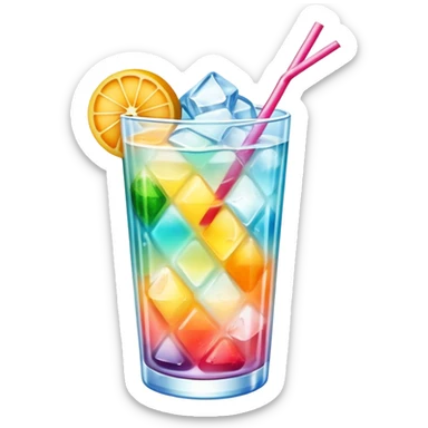 Summer drink sticker