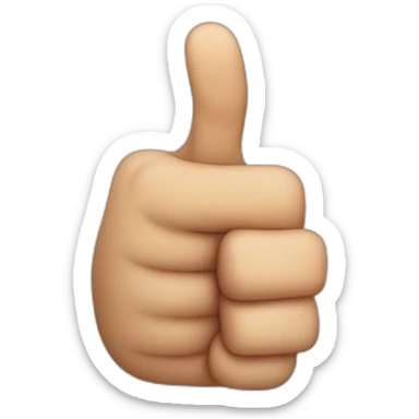 A hand pointing its finger at you sticker