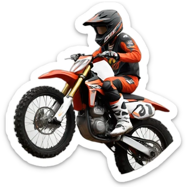 Motorcross sticker