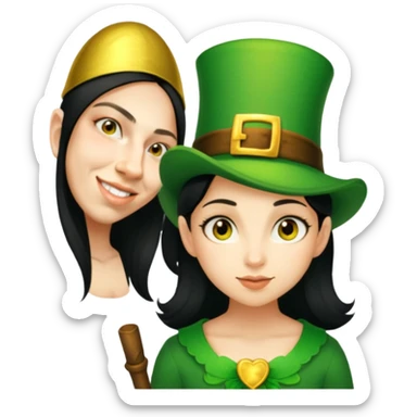 Celebratory Leprechaun sticker