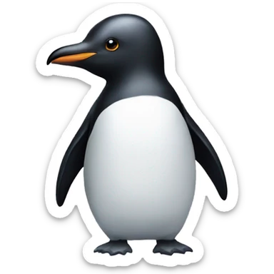 kaki penguin sticker