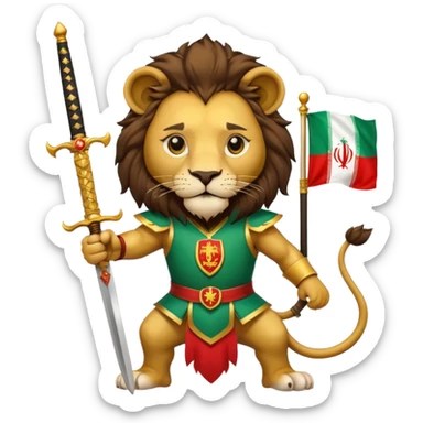 🦁⚔️☀️ ⬜ 🇮🇷
 sticker