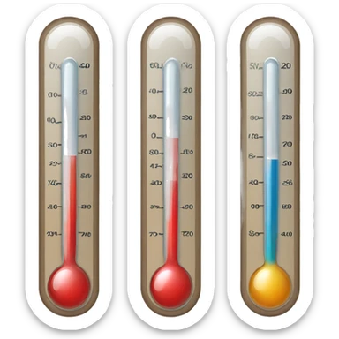 Children's thermometer sticker