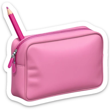 pink Pencil Case sticker