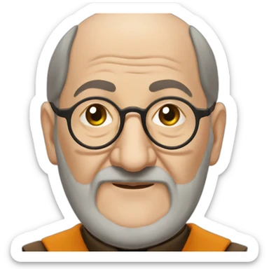 Umberto eco monk sticker