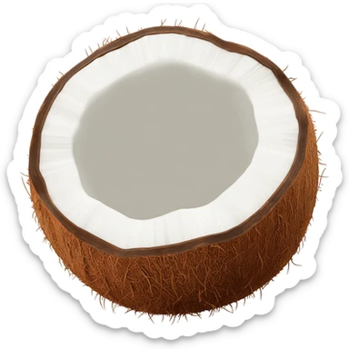 Coconut sticker