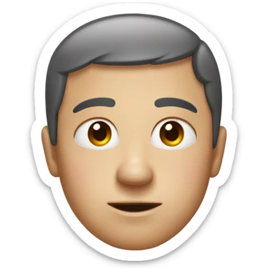 big pimple on the forehead sticker