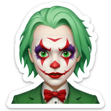 terrifying arkham joker sticker