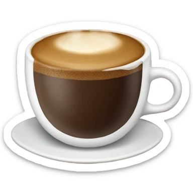 Coffee sticker