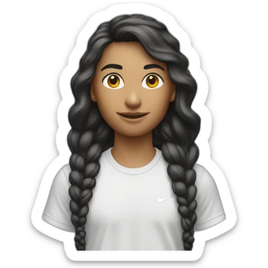 Ensemble nike tech sur une personne sticker