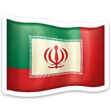 Iranian flag sticker
