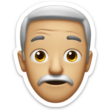 A eye twitching emoji  sticker