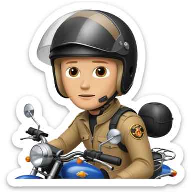 alexander skarsgard on a motorbike sticker