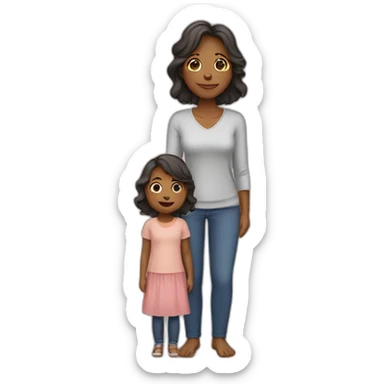 madre e hija sticker