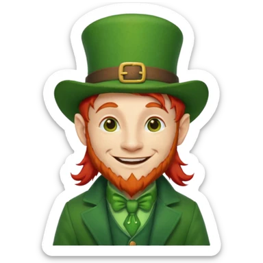 leprechaun sticker
