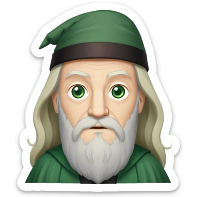 Albus Dumbledore green sticker