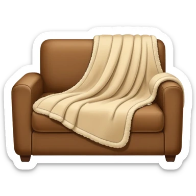 cozy blanket couch sticker