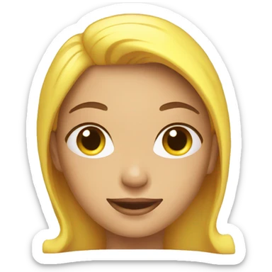 Woman shower sticker