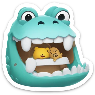 Crocs with kakao sticker