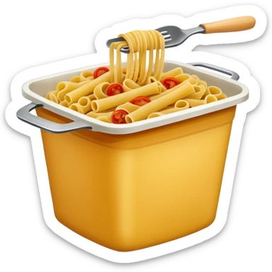 pasta in container sticker