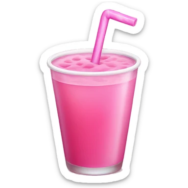Pink drink sticker