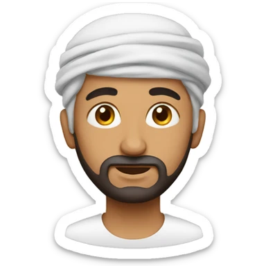 Arabic man  sticker