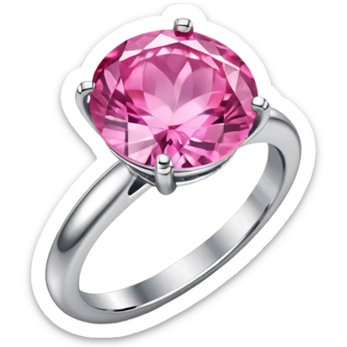 This emoji needs to be a bink engagemwnt ring. So 💍 but with a pink stone sticker
