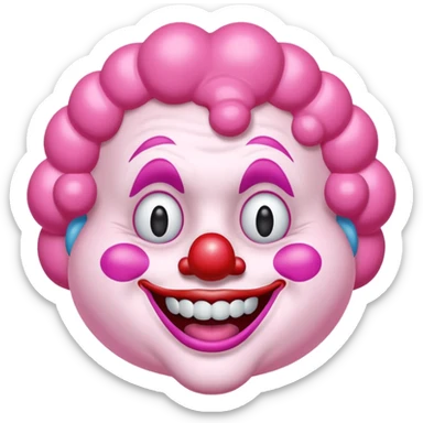 Clown was a Bubblegum sticker