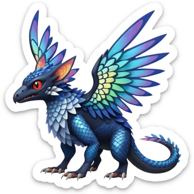  exotic Fakémon-Pokémon-Trico-Nargacuga-Vernid-creature sticker