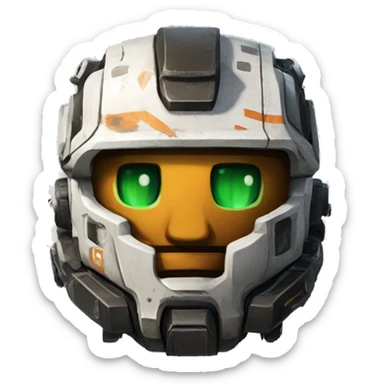 the 6-4 faction logo from the game titanfall 2 sticker