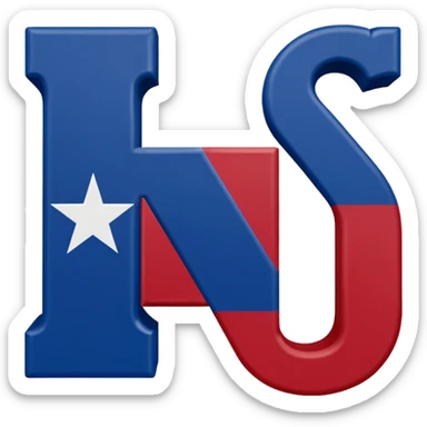 "ATX" Block letters with the Texas State Flag wrapped inside the letter Block space sticker