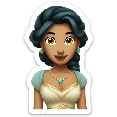 Princess jasmine sticker