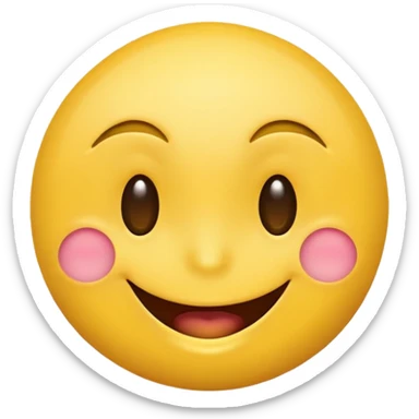 Emoji, smiley face, winking with one eye sticker