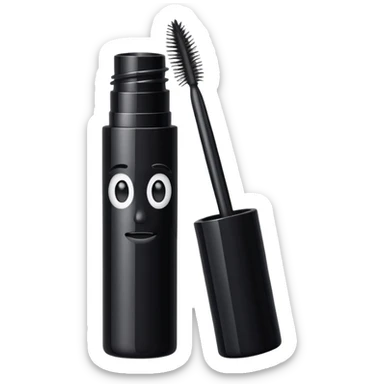 Mascara tube  sticker