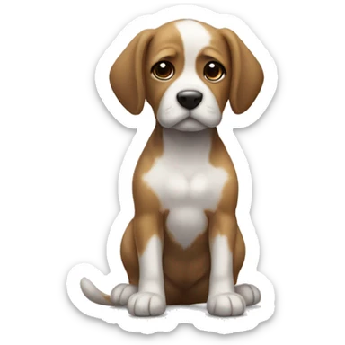 Crie um emoji de uma cachorrinha da raça shitzu sticker