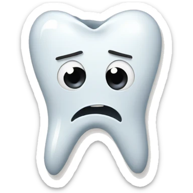 Broken tooth  sticker