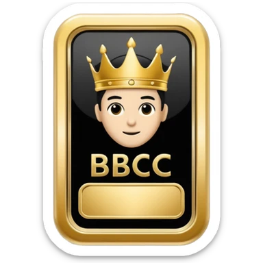 BBC Billion Dollar Boys club card sticker