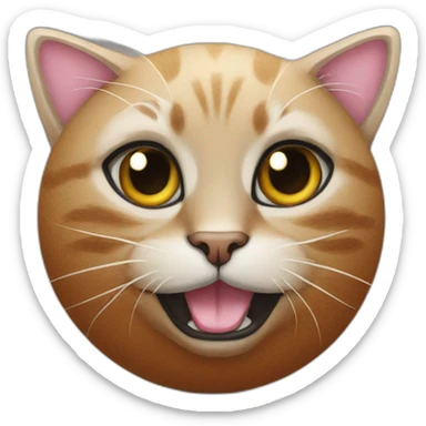cat-ball sticker