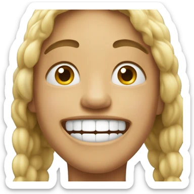 The happy Samsung emoji  sticker