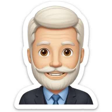 Compliance Boss with light beard , herding policies like a pro sticker