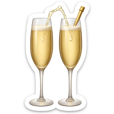 champagne sticker