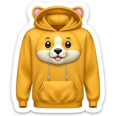 Animal Hoodie  sticker