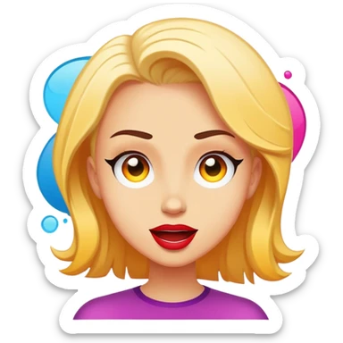 Comic drawing icon, colorful comic book style, vibrant characters, speech windows with text, bright colors, minimalistic design, on a white background. sticker