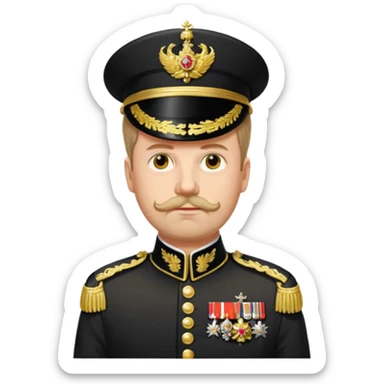 Emperor Alexander II sticker