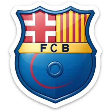 Logotipo de fc barcelona sticker